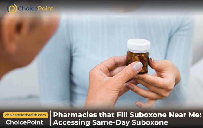 Accessing Same-Day Suboxone: Pharmacies that Fill Suboxone Near Me ...
